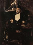 Portrait of Savva Mamontov Mikhail Vrubel